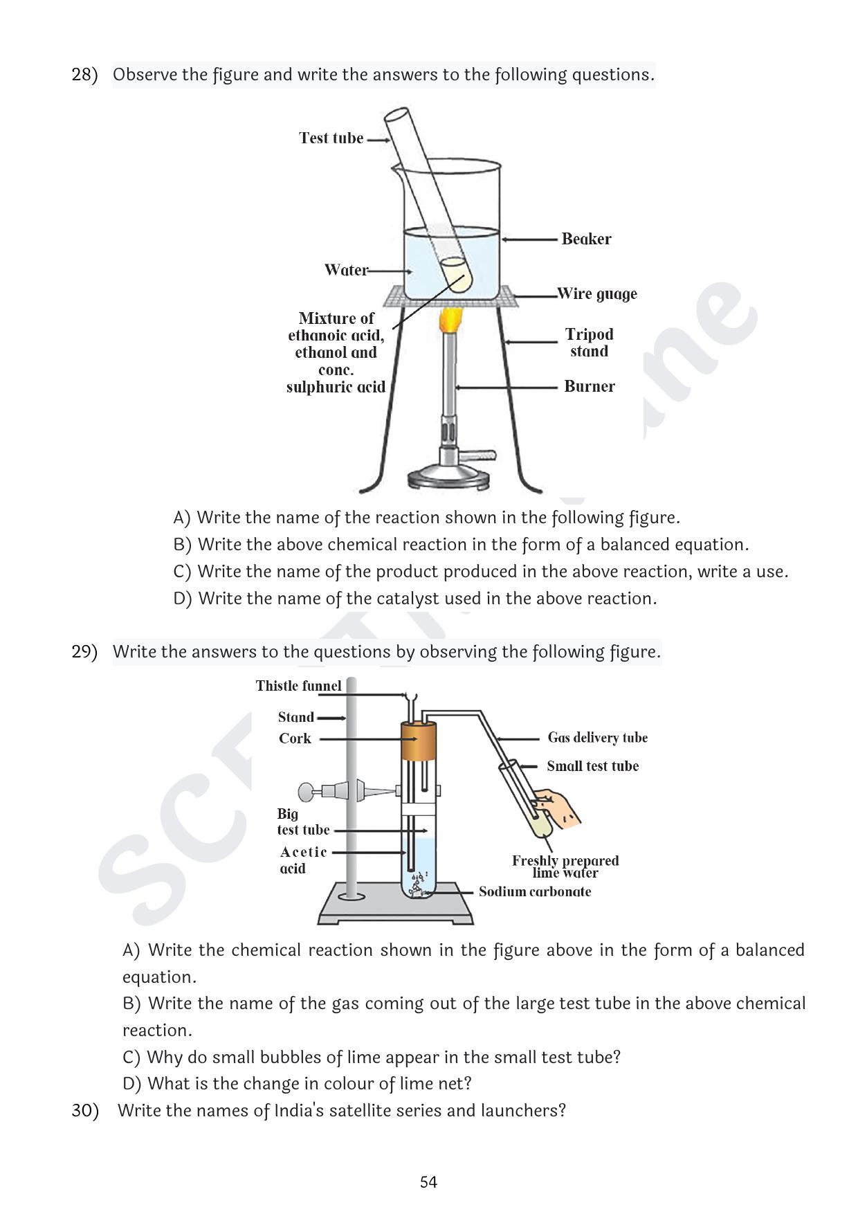 Maharashtra Board Class 10 Science Part I (English Medium) 2023 Question Bank - Page 54