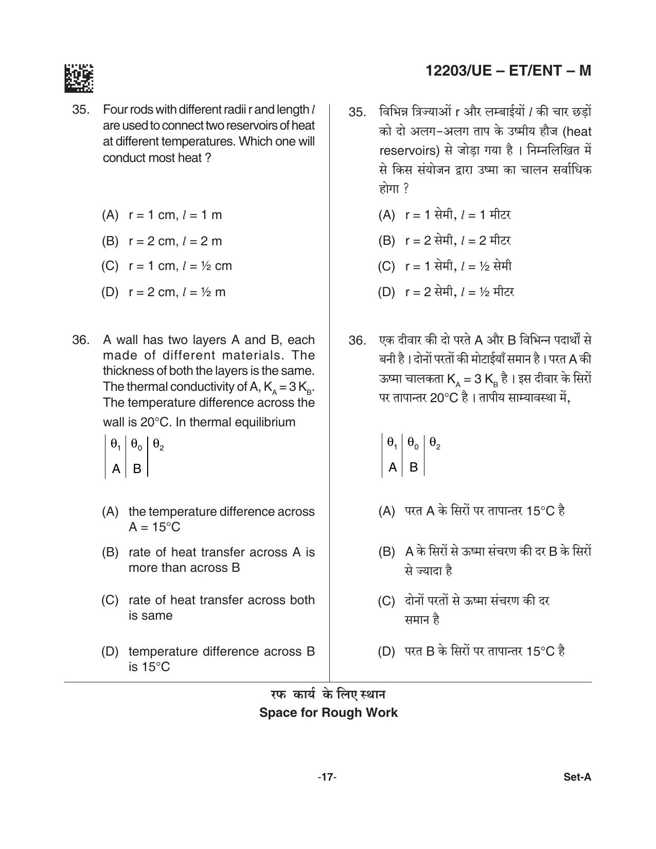 CG PET 2021 Question Paper - Page 17