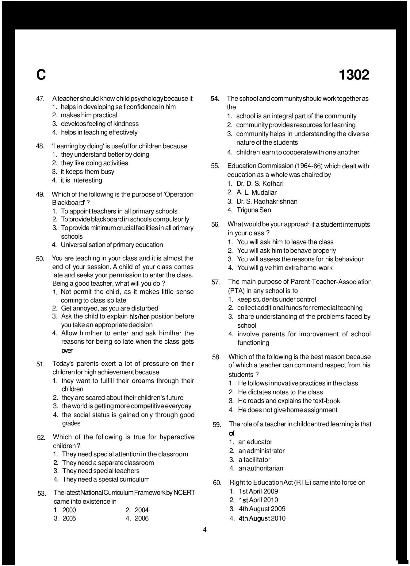JKBOPEE B.Ed 2013 Question Paper - Page 6