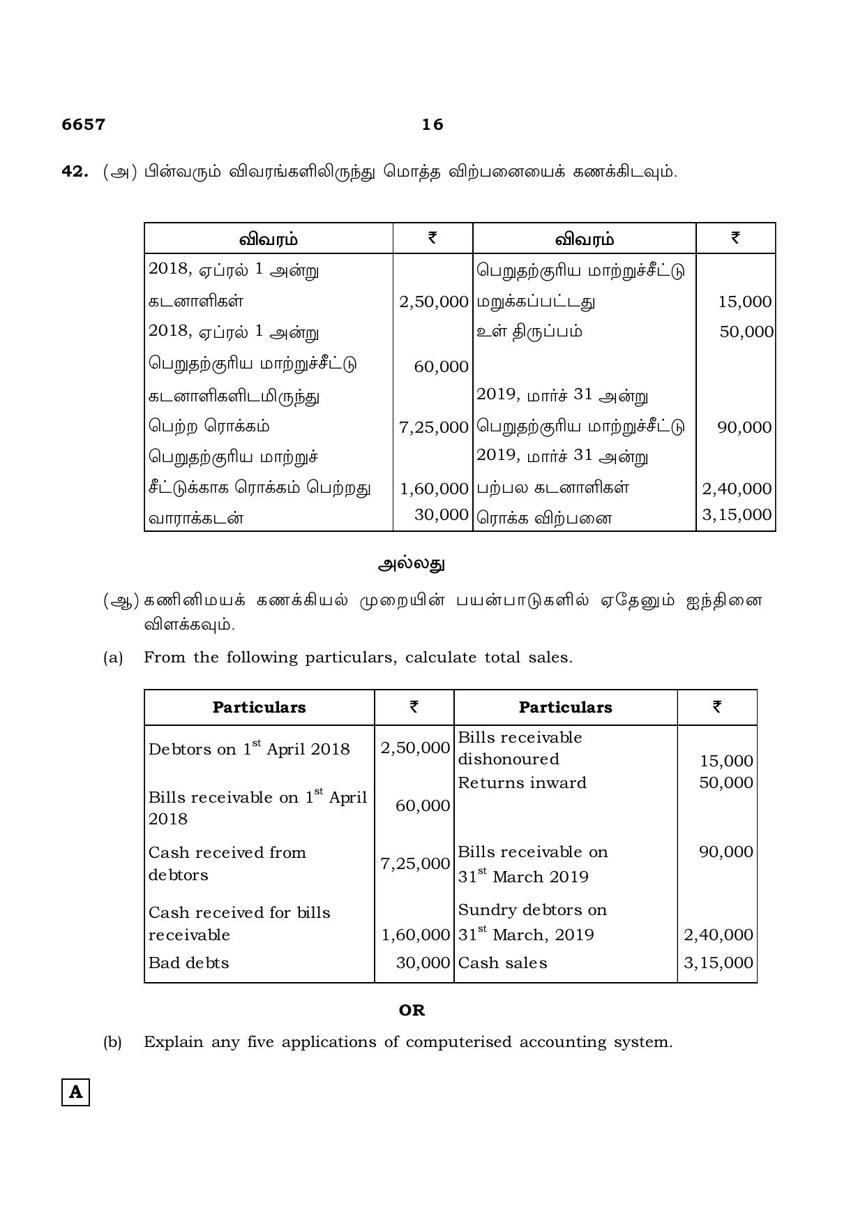 TN Class 12 2023 Question Papers (All Subjects) - Page 140