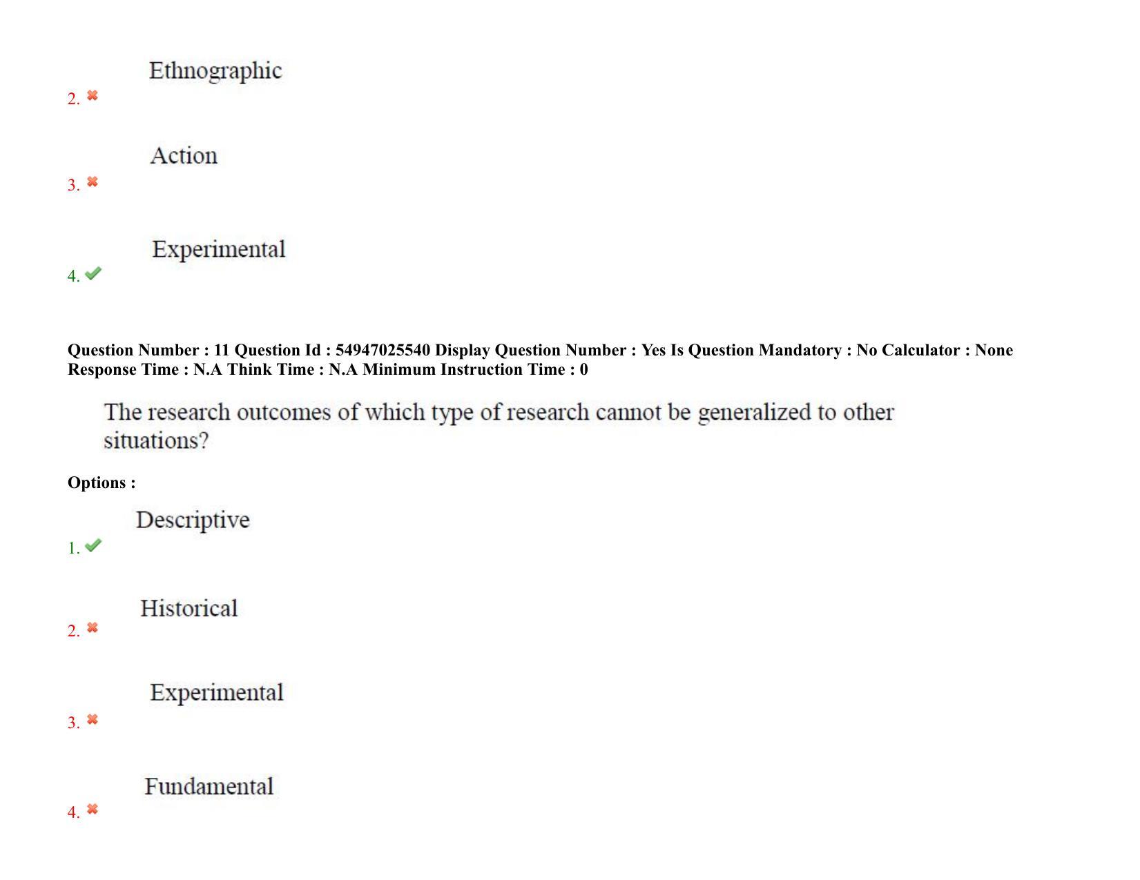 AP RCET 2022: Research Methodology (Teaching & Research Aptitude ) - 18-10-2022 (Tuesday) Session-I: Question Paper With keys - Page 9