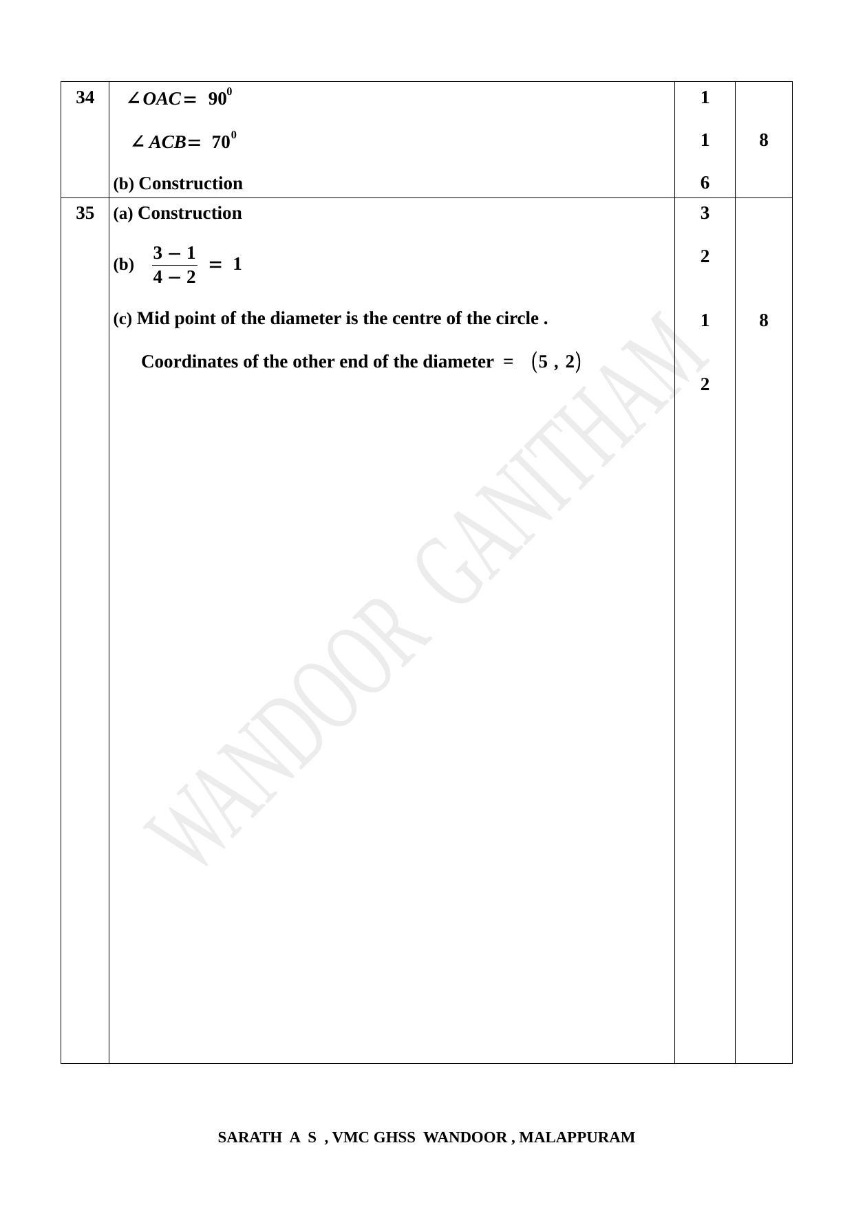 Kerala SSLC 2022 Maths Answer Key (EM) (Annual) - Page 5