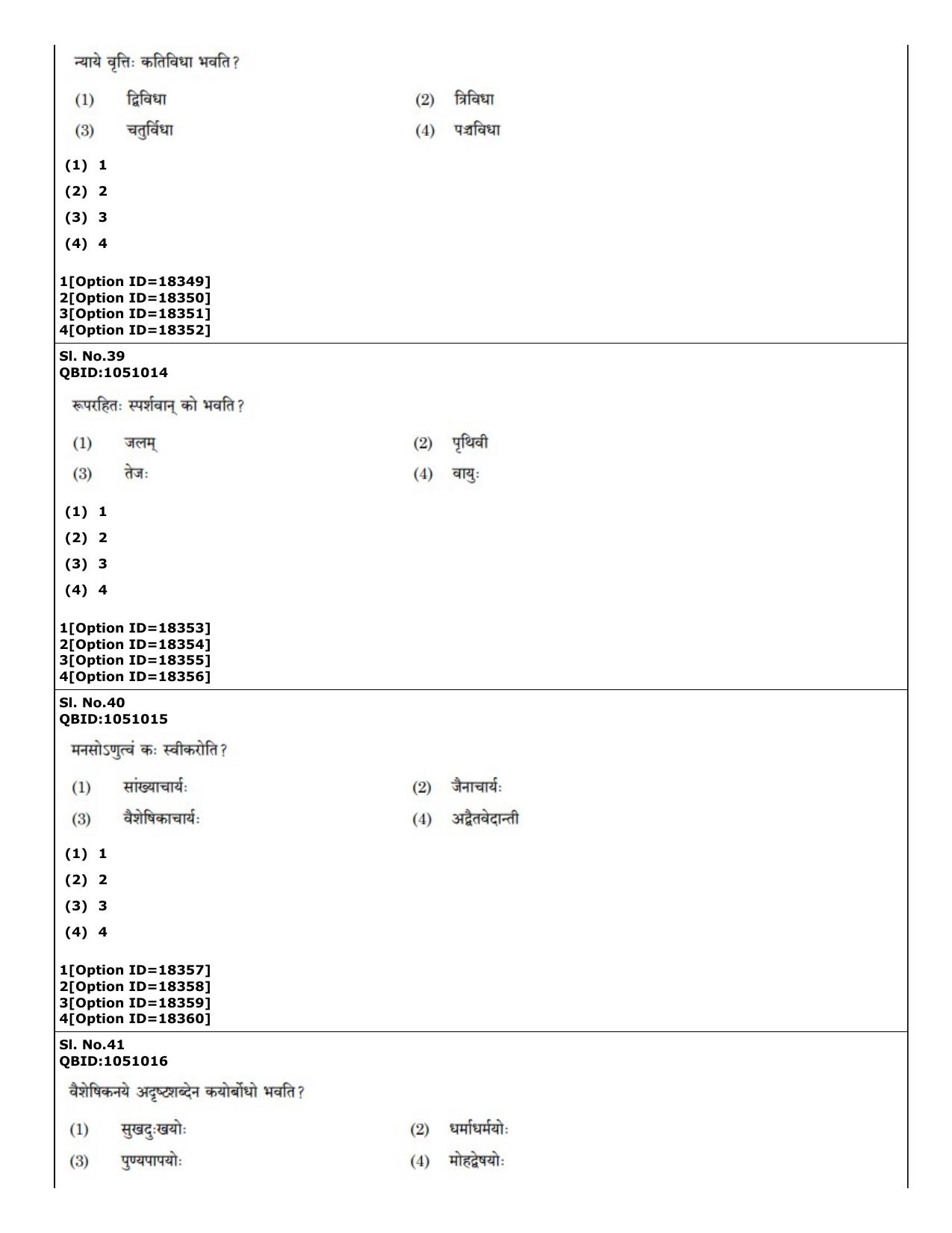 CUET (PG) 2022: PGQP-48 Vedanta, Nyaya etc (07-09-2022) Question Paper - Page 28