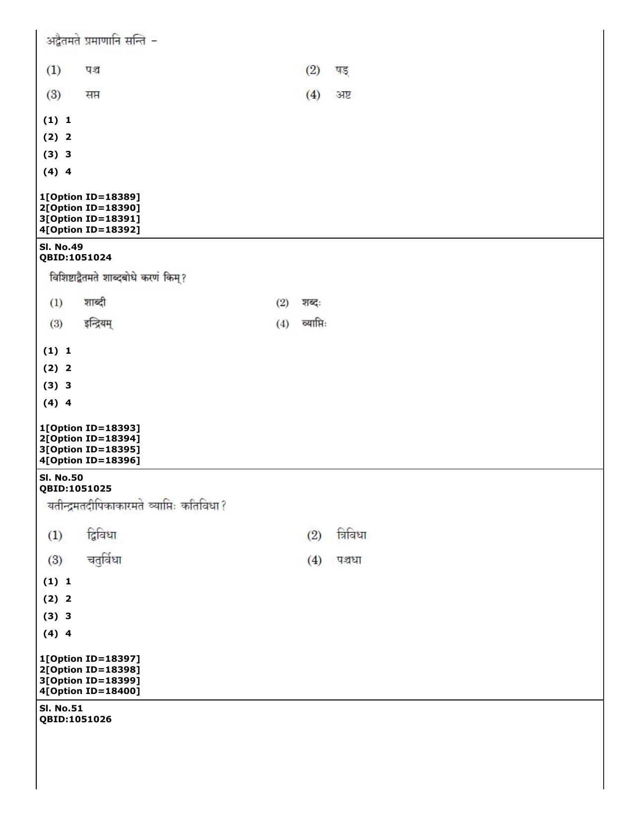 CUET (PG) 2022: PGQP-48 Vedanta, Nyaya etc (07-09-2022) Question Paper - Page 31