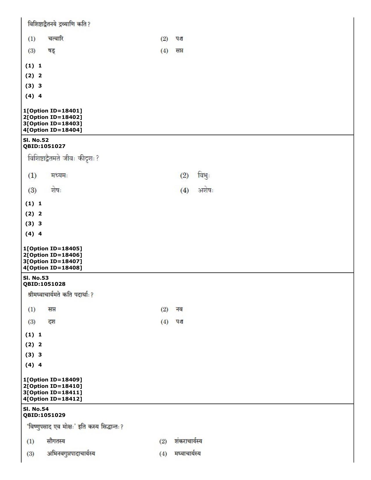 CUET (PG) 2022: PGQP-48 Vedanta, Nyaya etc (07-09-2022) Question Paper - Page 32