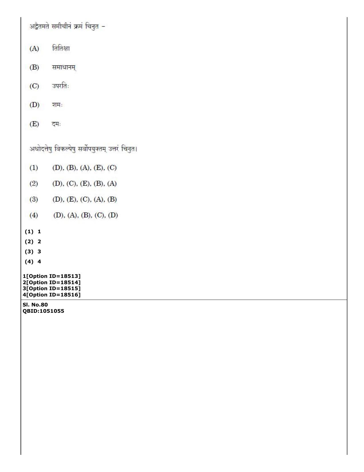 CUET (PG) 2022: PGQP-48 Vedanta, Nyaya etc (07-09-2022) Question Paper - Page 47