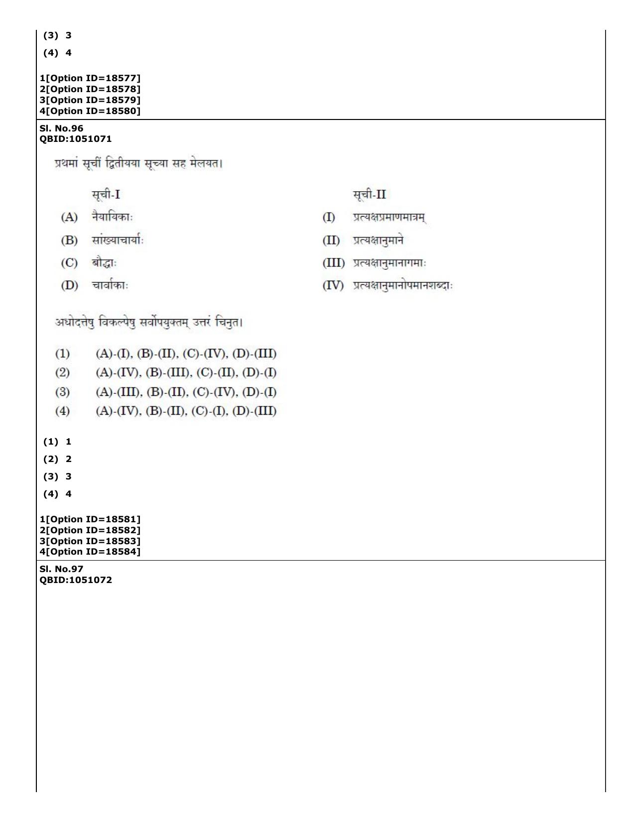 CUET (PG) 2022: PGQP-48 Vedanta, Nyaya etc (07-09-2022) Question Paper - Page 60