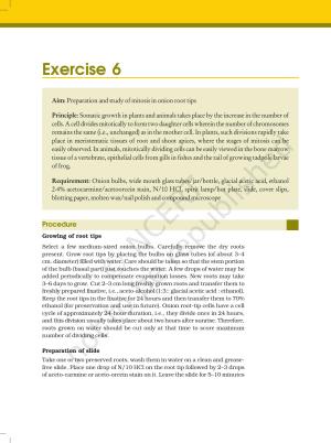NCERT Laboratory Manuals for Class XII Biology - Exercise 6