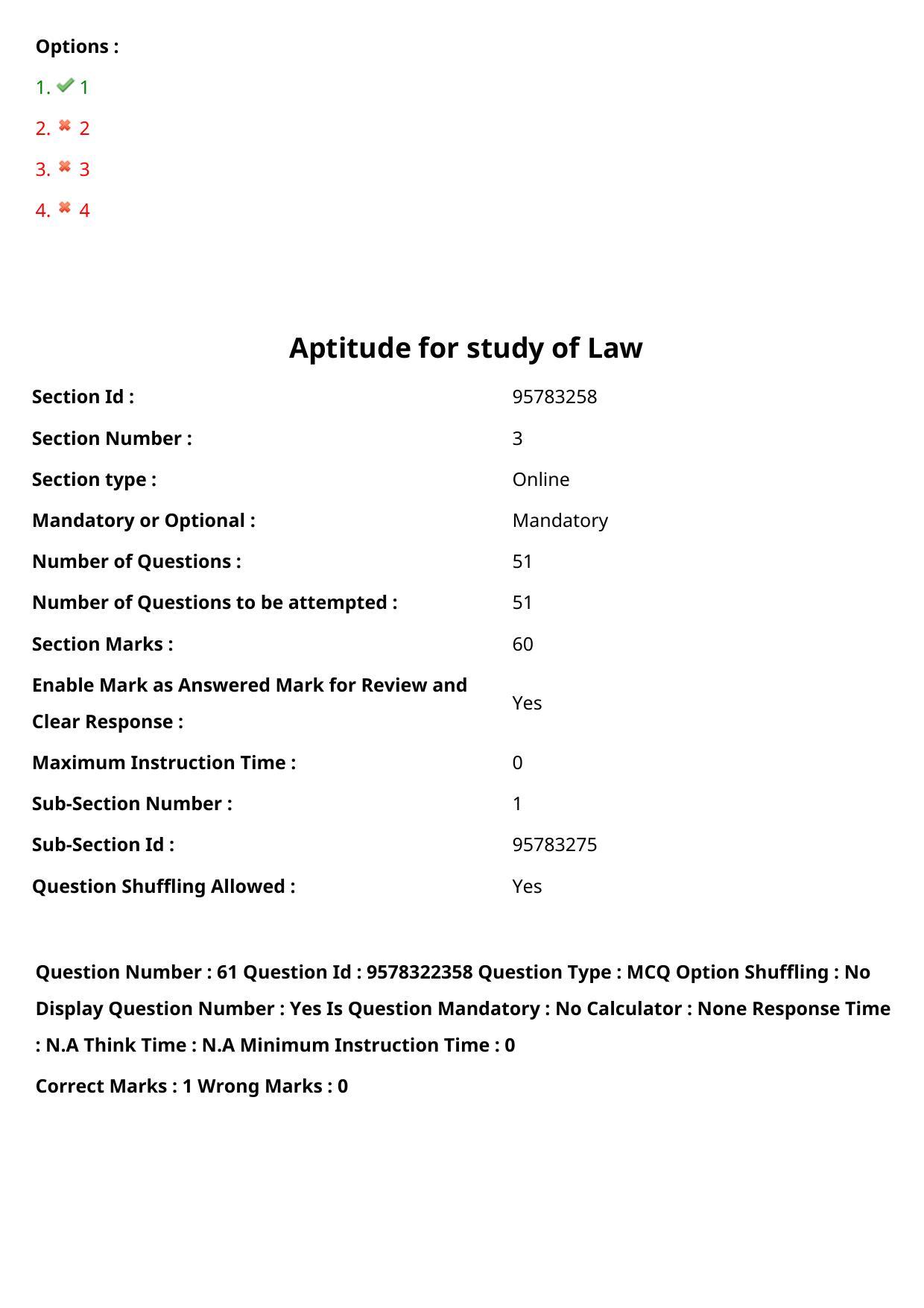 TS LAWCET 3 Year 2022 Shift 1 Question Paper with Answer Key - Page 48