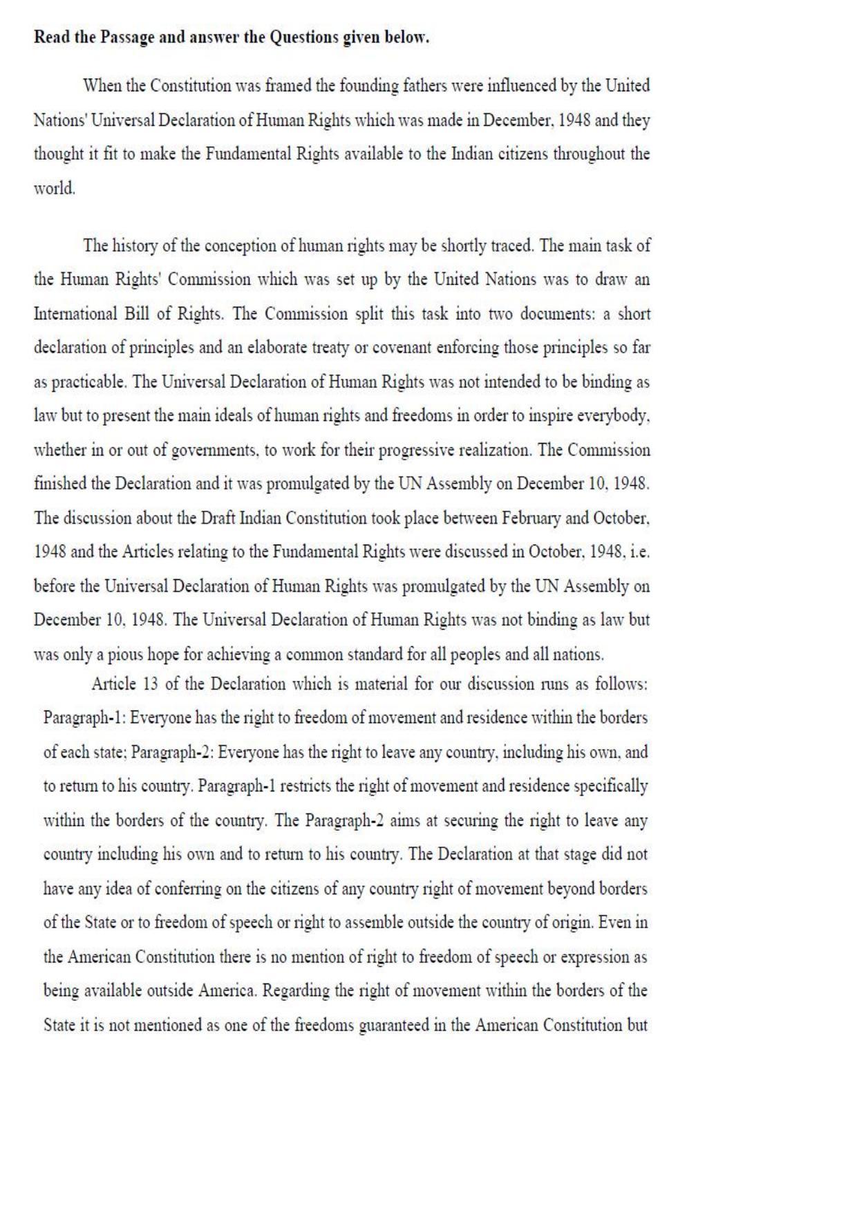 TS LAWCET 3 Year 2022 Shift 1 Question Paper with Answer Key - Page 89