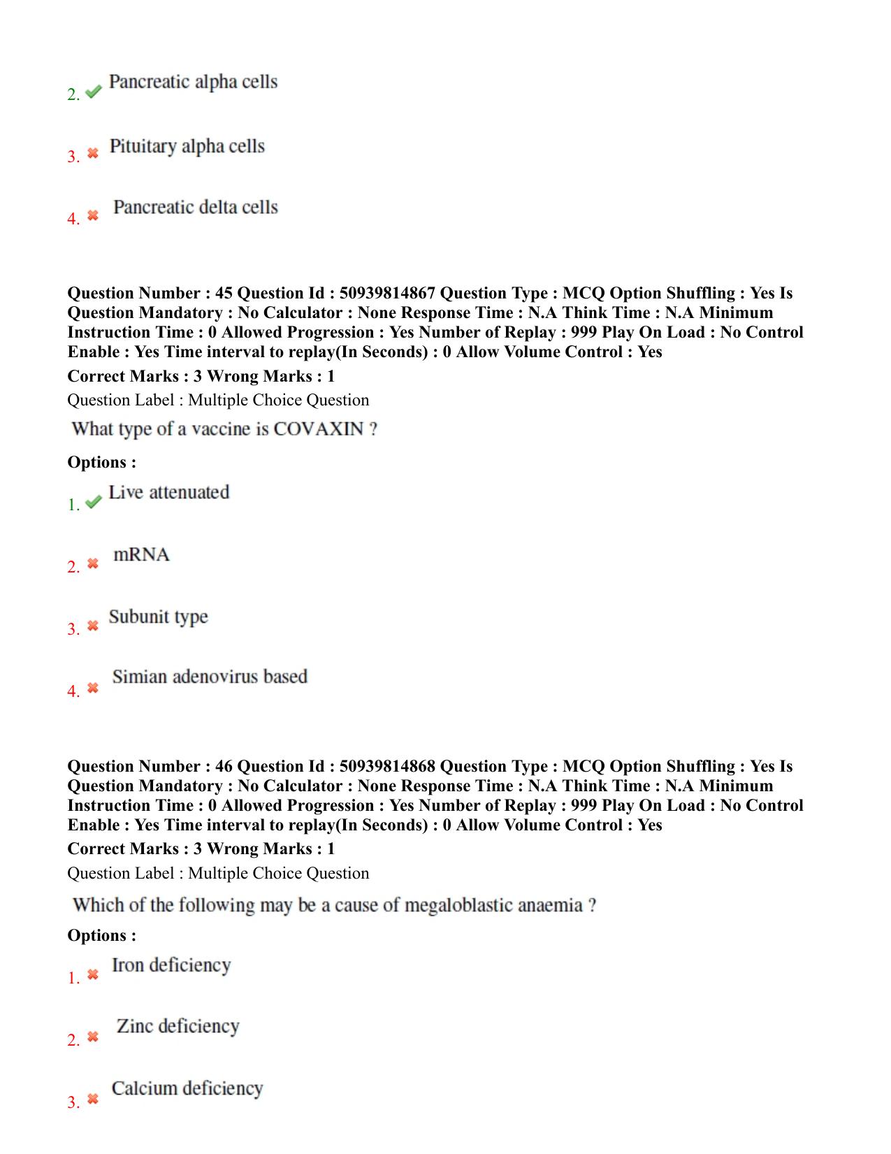 BHU RET Geriatric Medicine 2020 Question Paper  - Page 30
