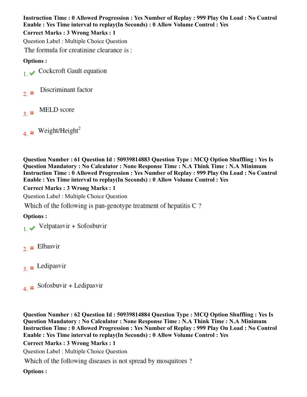 BHU RET Geriatric Medicine 2020 Question Paper  - Page 37