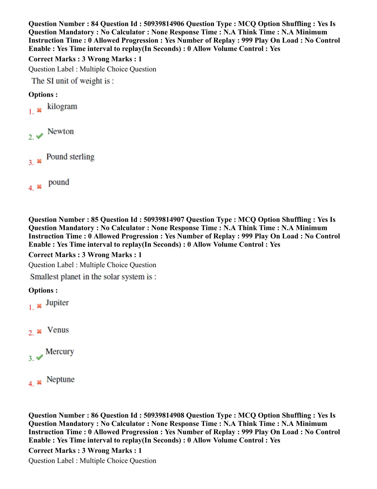 BHU RET Geriatric Medicine 2020 Question Paper  - Page 47