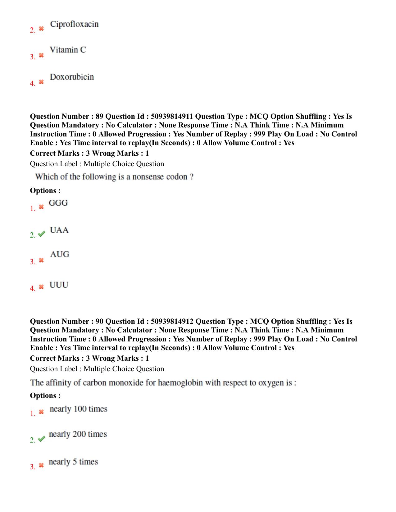 BHU RET Geriatric Medicine 2020 Question Paper  - Page 49