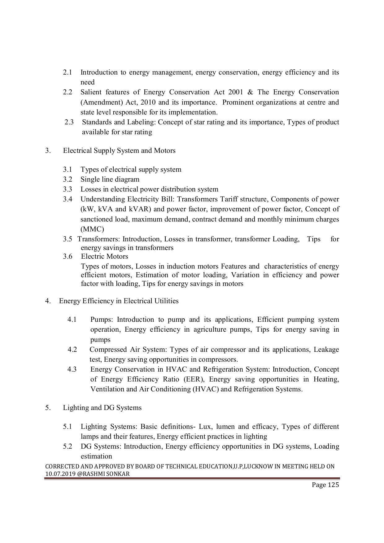 EFFECTIVE FROM JULY 2019-20 - SIX SEMESTER DIPLOMA COURSE IN MECHANICAL ENGINEERING ( REPAIR & MAINTENANCE) - Page 125