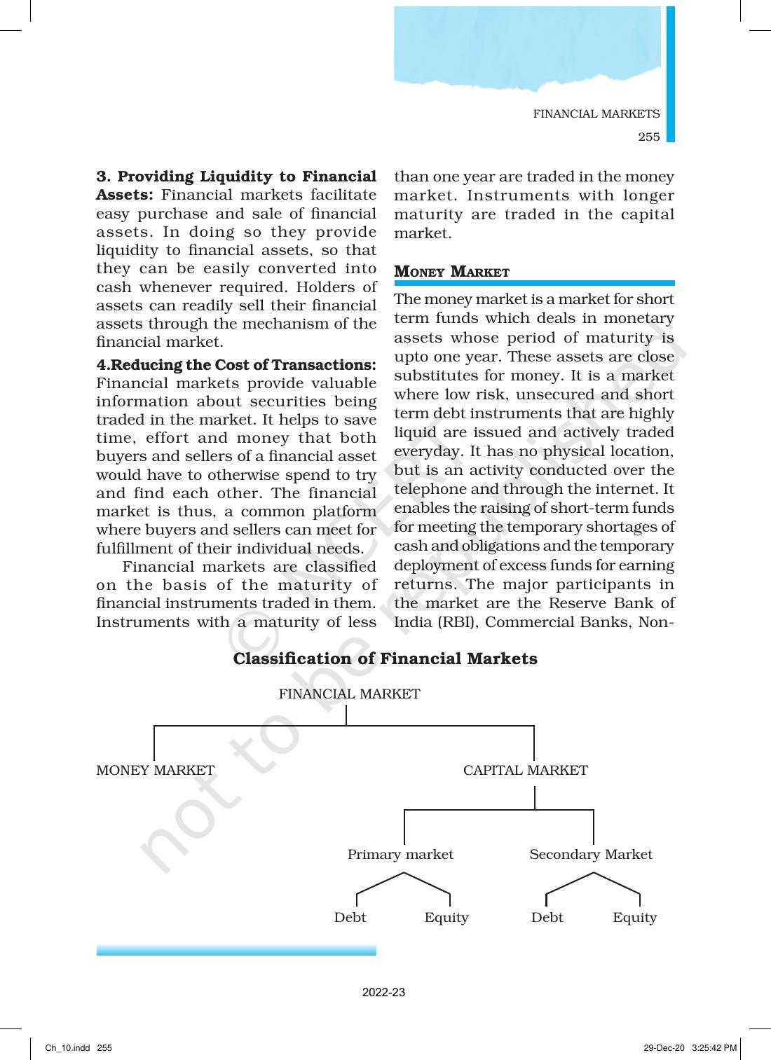 NCERT Book for Class 12 Business Studies Chapter 10 Financial Market - Page 4