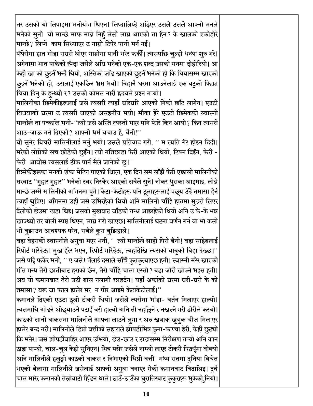 CBSE Class 12 Nepali Sample Paper 2021-22 - Page 10