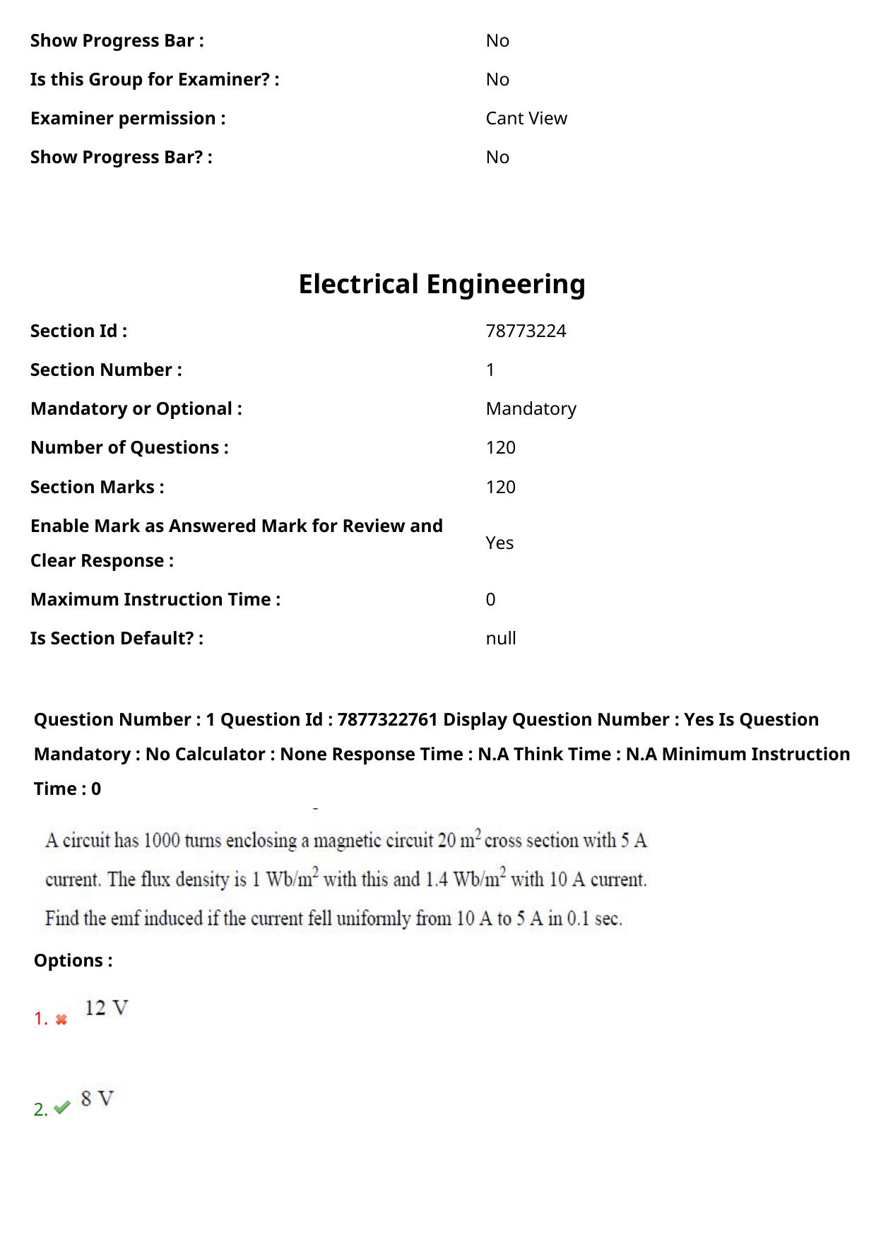AP PGECET 2023 EE - ELECTRICAL ENGINEERING Question Paper with Preliminary Key - Page 2