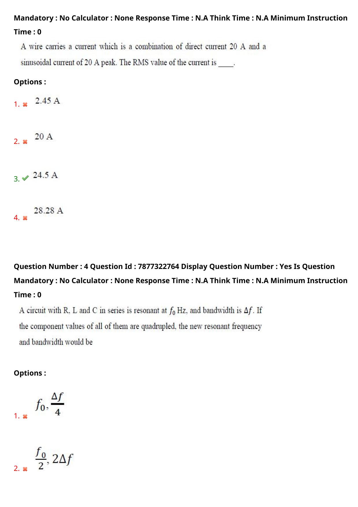 AP PGECET 2023 EE - ELECTRICAL ENGINEERING Question Paper with Preliminary Key - Page 4