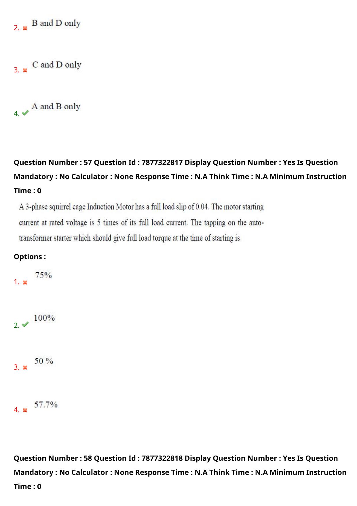AP PGECET 2023 EE - ELECTRICAL ENGINEERING Question Paper with Preliminary Key - Page 40