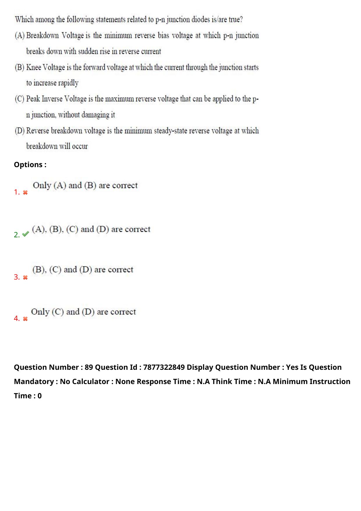 AP PGECET 2023 EE - ELECTRICAL ENGINEERING Question Paper with Preliminary Key - Page 60