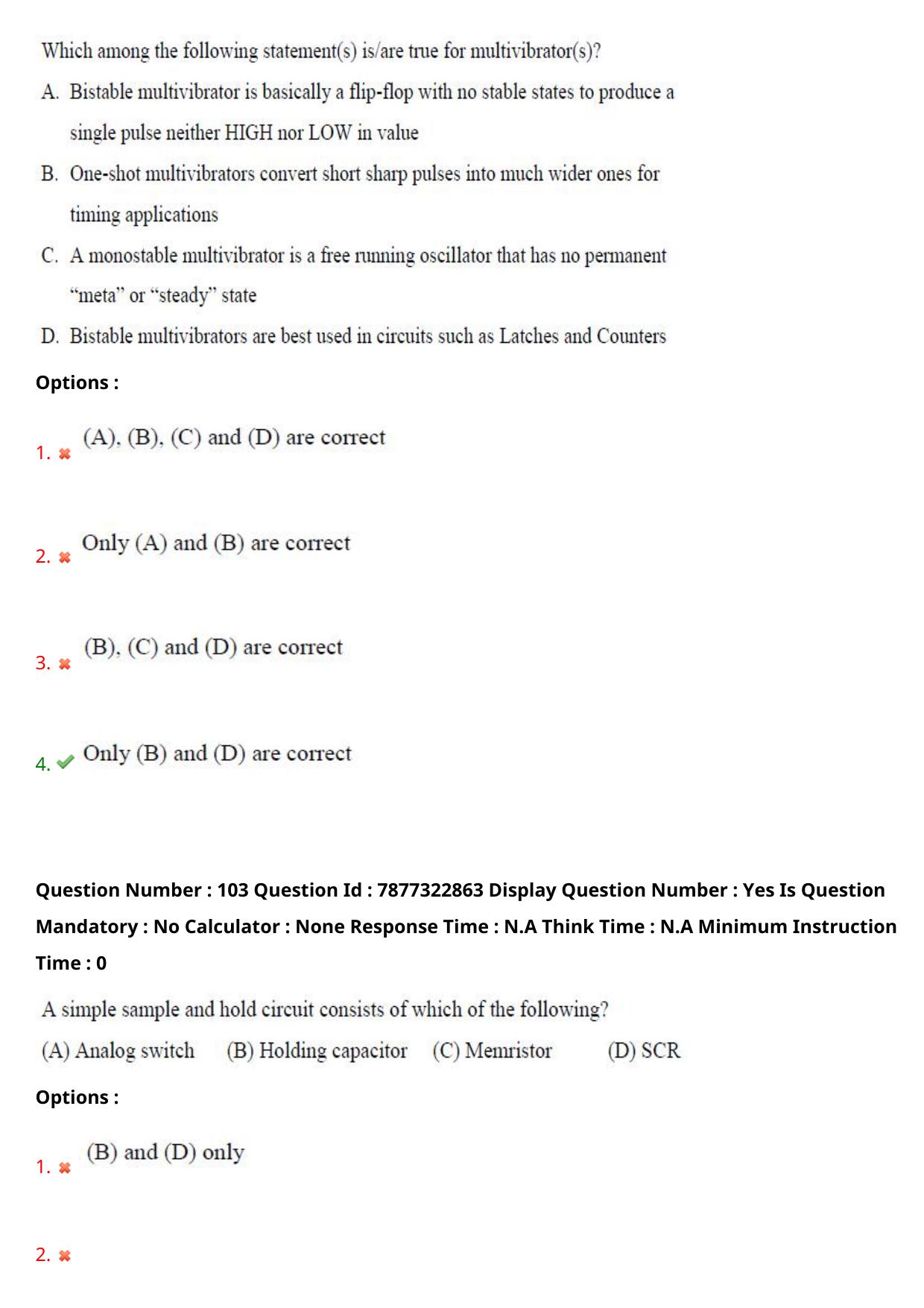 AP PGECET 2023 EE - ELECTRICAL ENGINEERING Question Paper with Preliminary Key - Page 72
