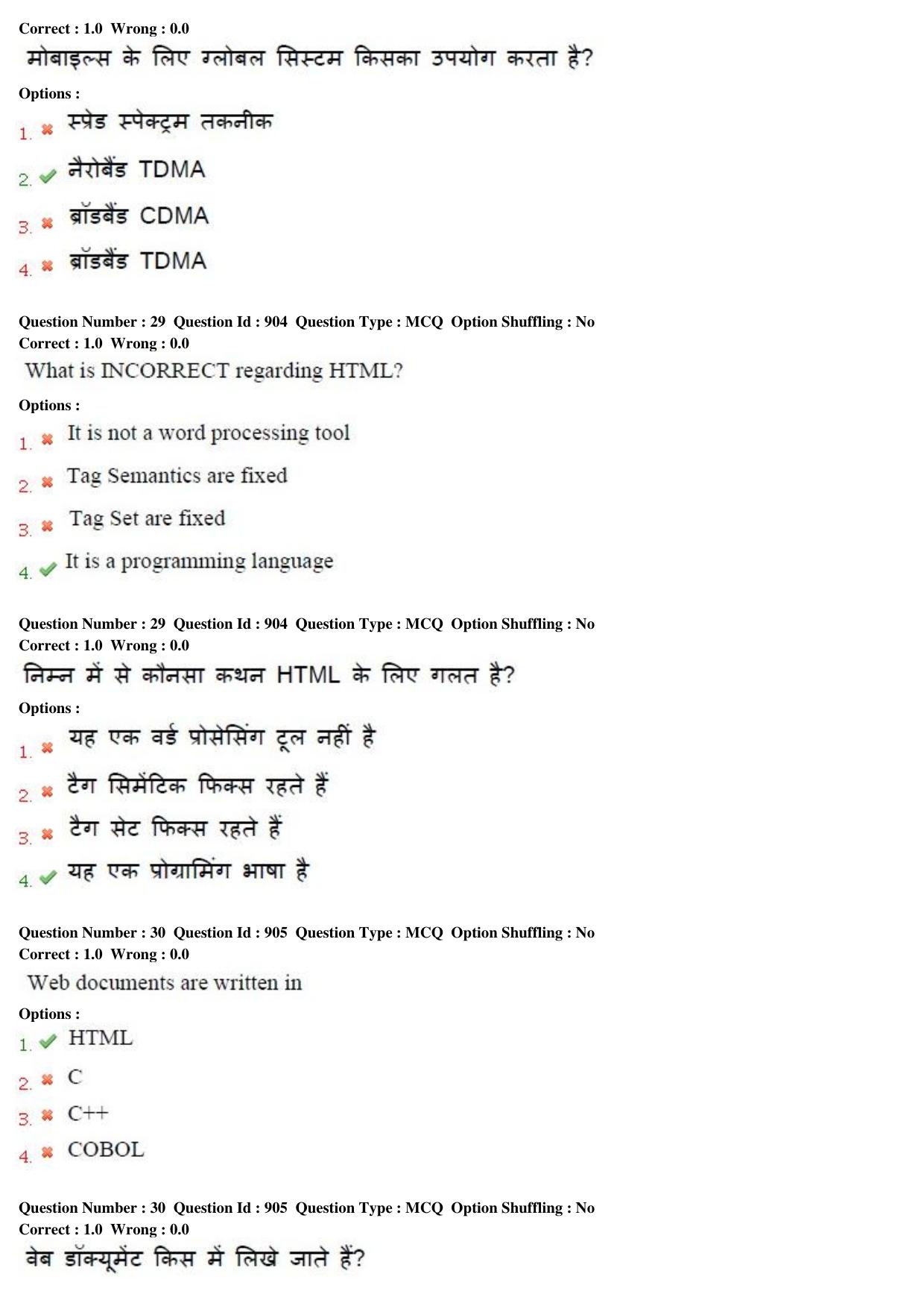 MP CPCT 11th Sept 2015 CPCT Question Paper Shift 2 - Page 15