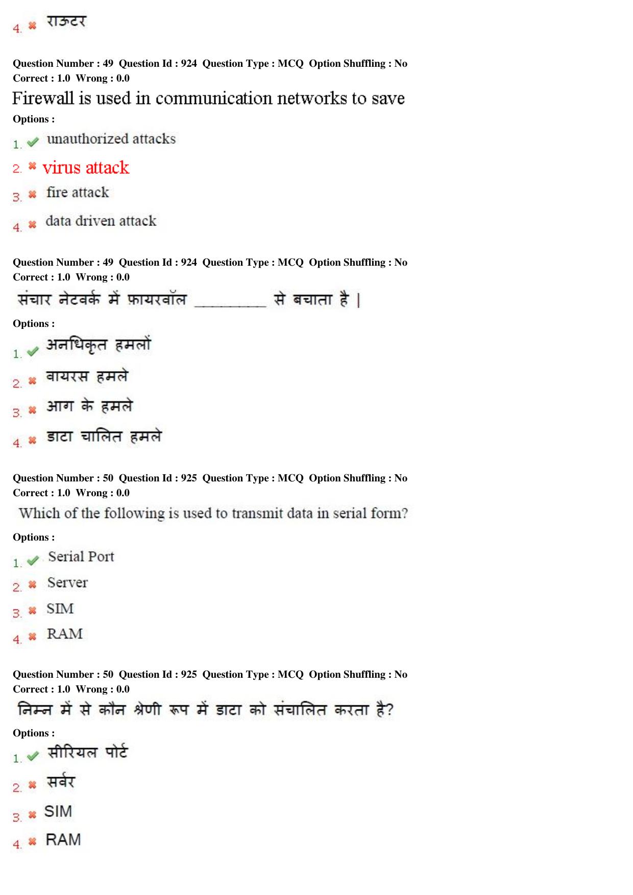 MP CPCT 11th Sept 2015 CPCT Question Paper Shift 2 - Page 25
