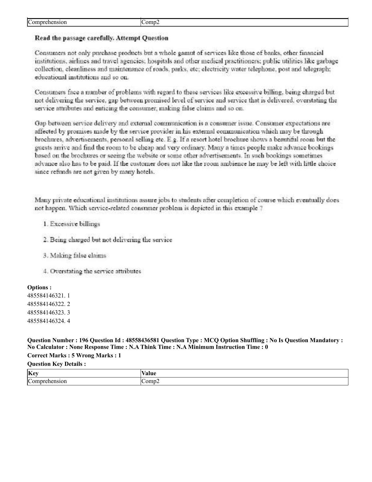 CUET 2023 English Gujarati Shift 3 Question Papers - 22 June 2023 - Page 233