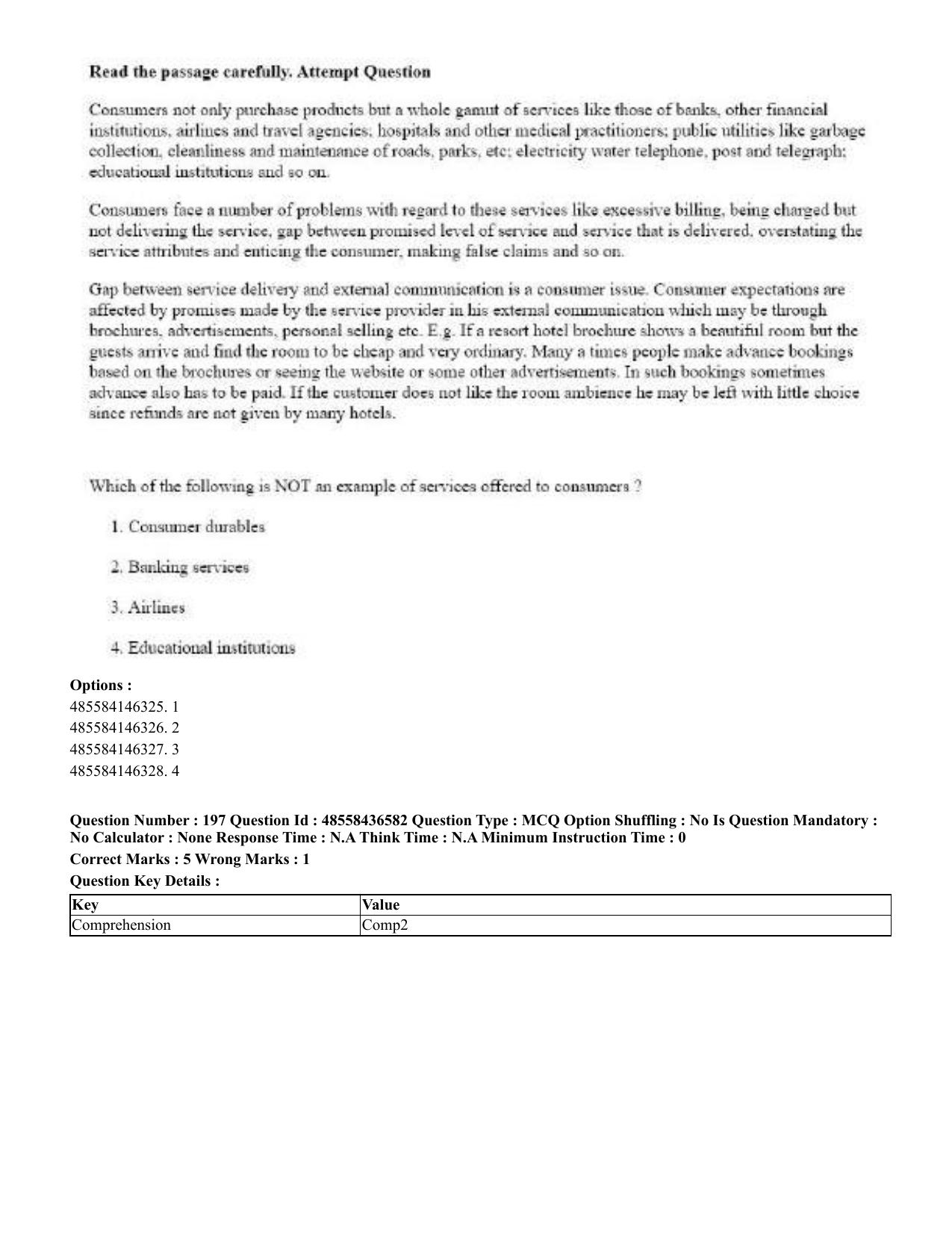 CUET 2023 English Gujarati Shift 3 Question Papers - 22 June 2023 - Page 235