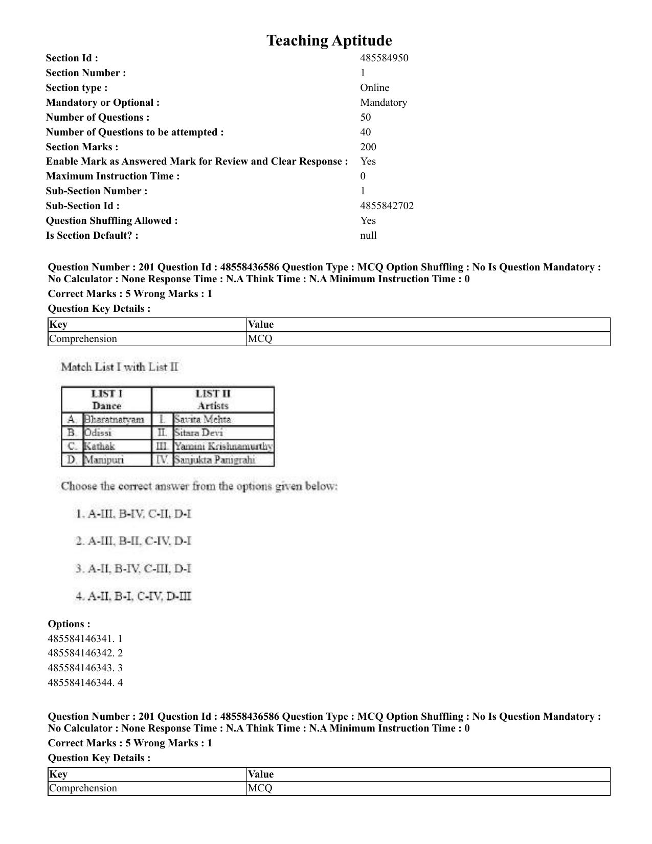 CUET 2023 English Gujarati Shift 3 Question Papers - 22 June 2023 - Page 243