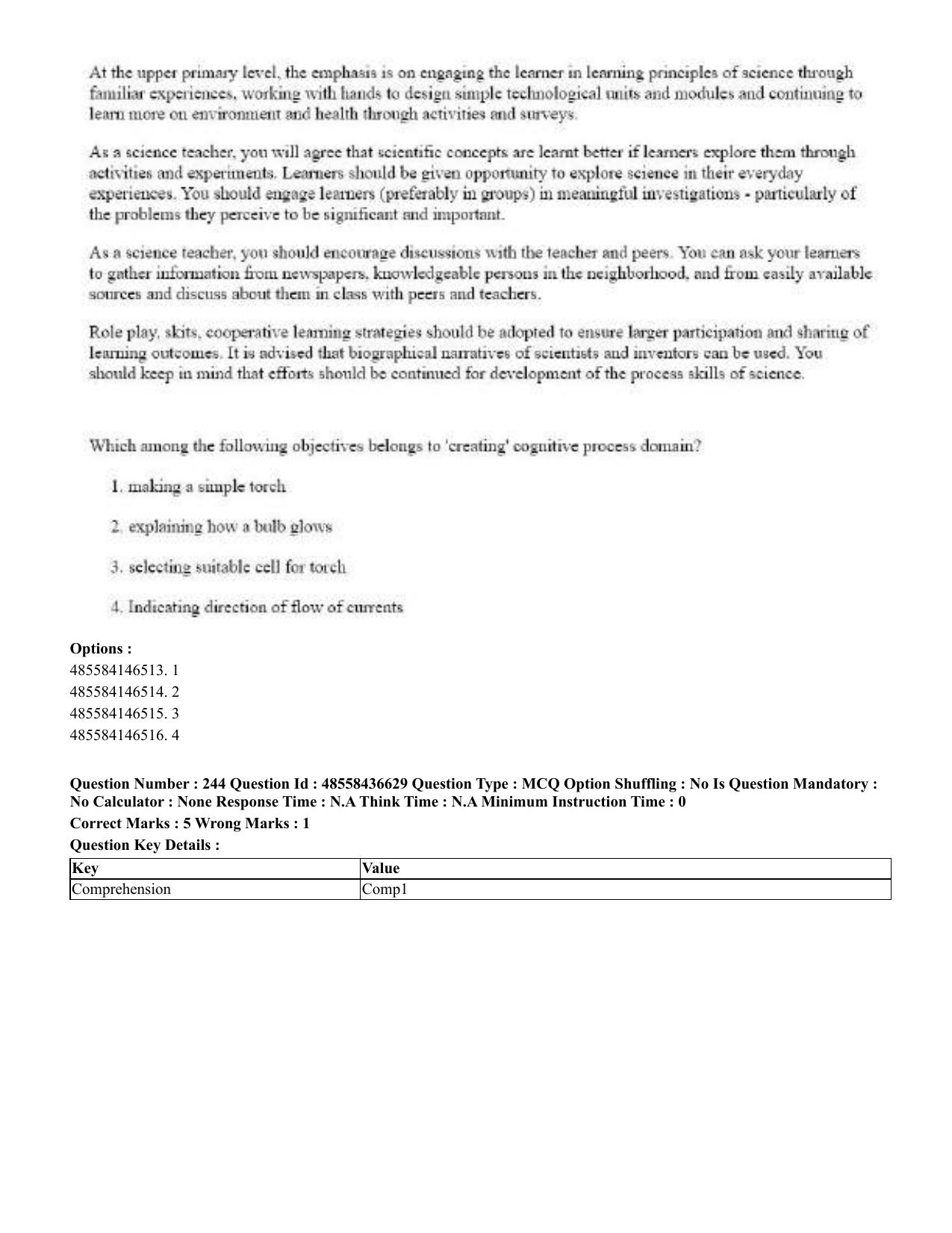 CUET 2023 English Gujarati Shift 3 Question Papers - 22 June 2023 - Page 290