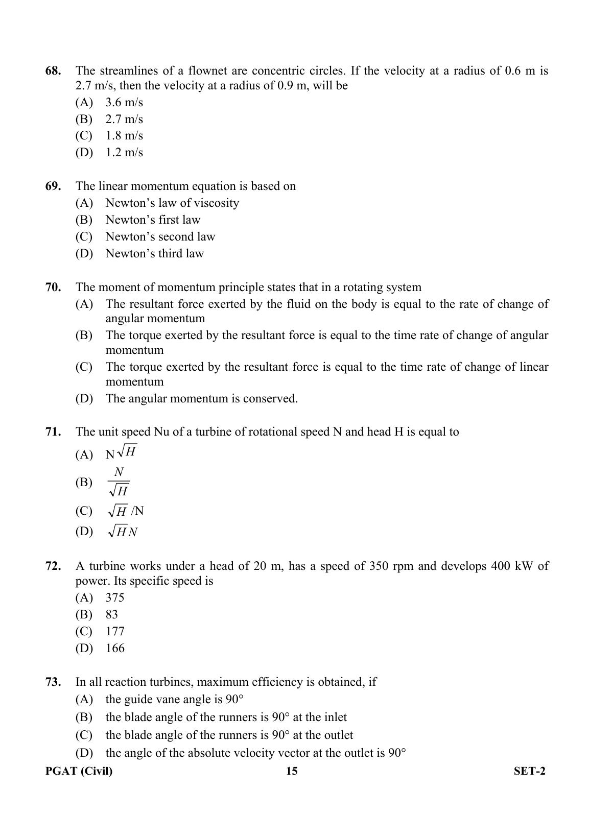 OJEE PGAT 2013 Civil Set 2 Question Paper - Page 14