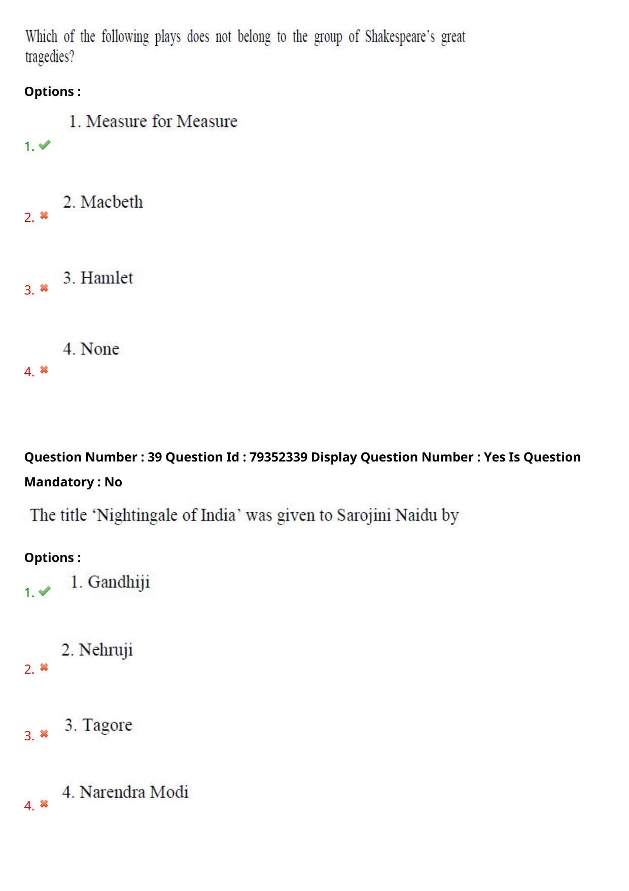 AP PGCET 2021 English Question Paper with Answer Key - Page 24