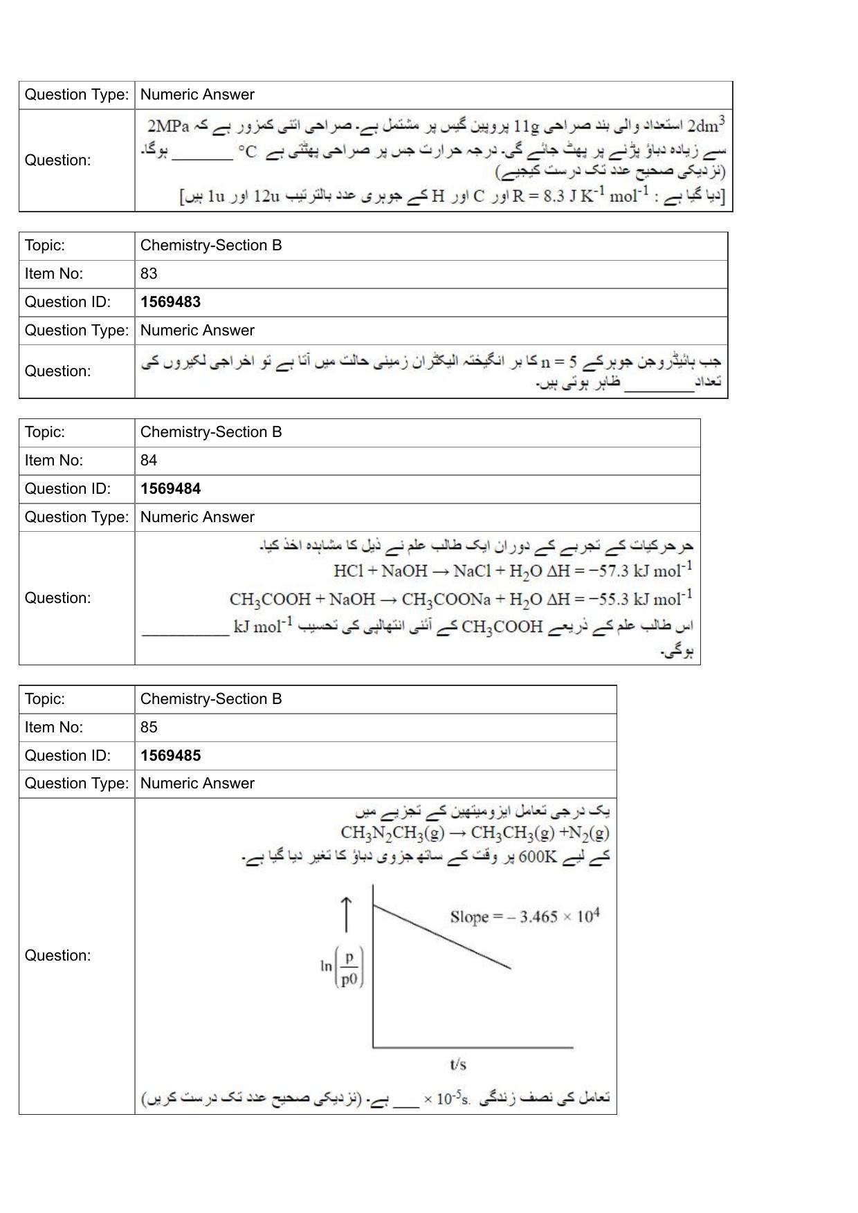 JEE Mains 2022: BTech Urdu (Shift 2) 25-07-2022 Question Paper - Page 28
