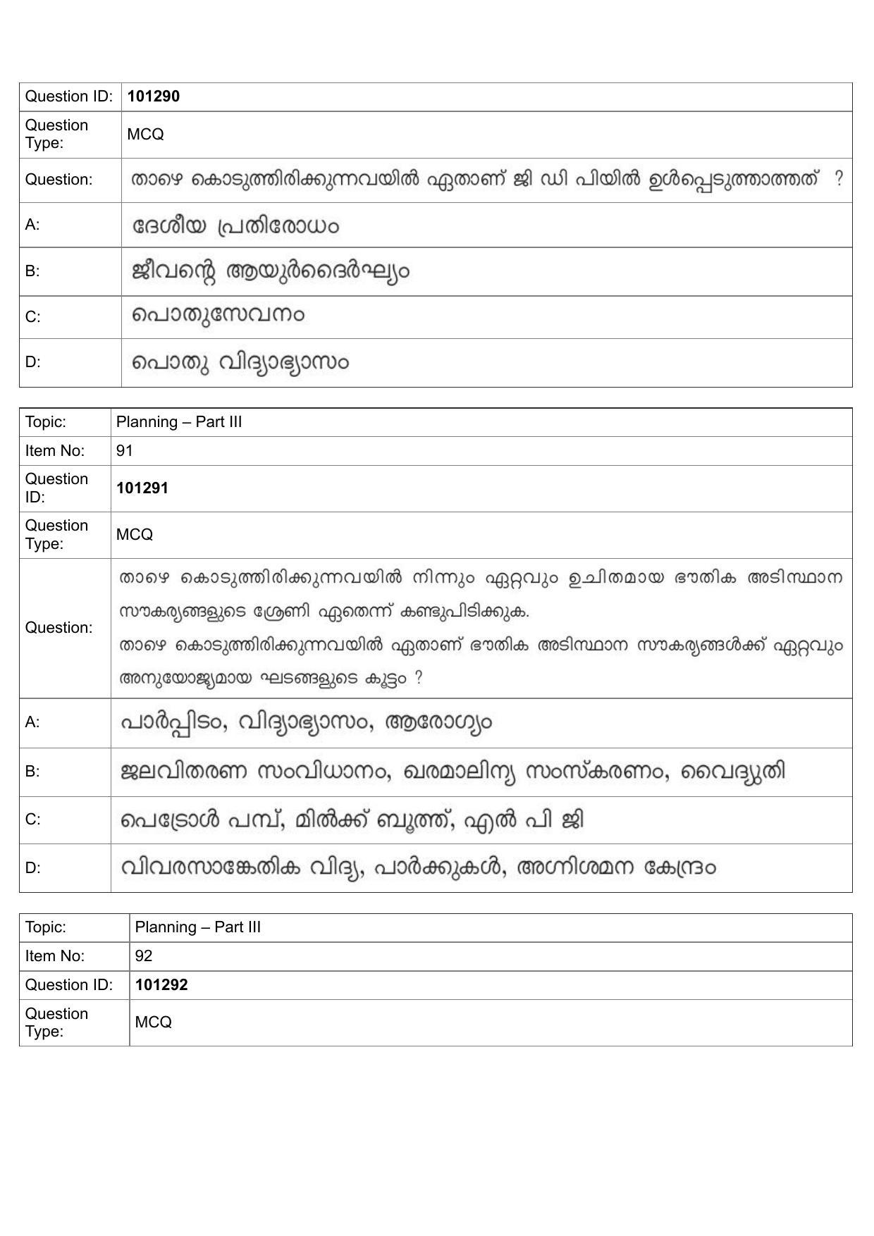 JEE Mains 2022: B Planning Malayalam (Shift 1) 30-07-2022 Question Paper - Page 60