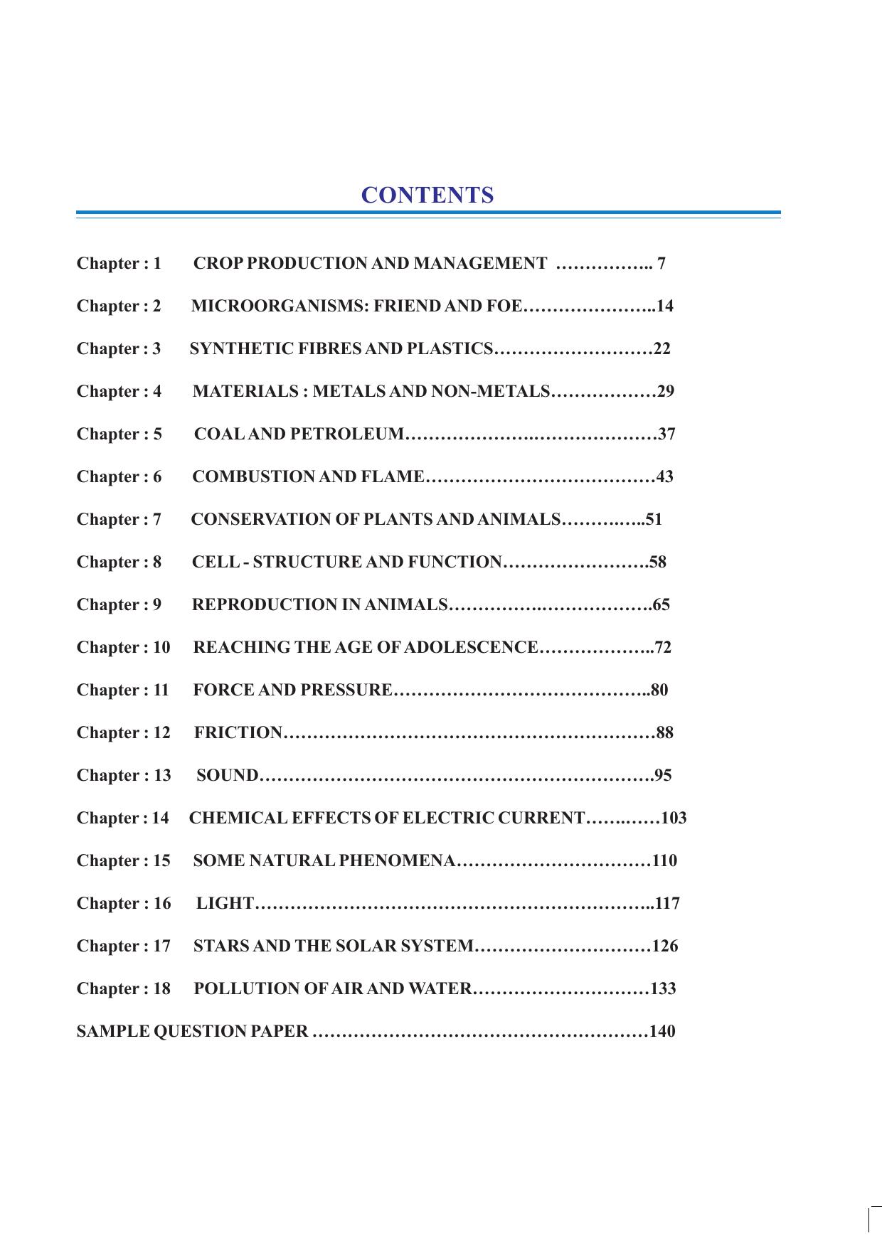 Tripura Board Class 8 Science English Version Workbooks - Page 5