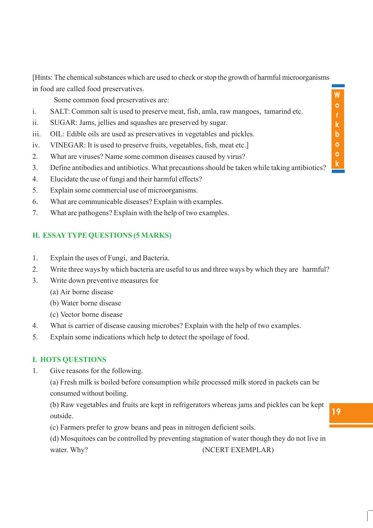 Tripura Board Class 8 Science English Version Workbooks - Page 19