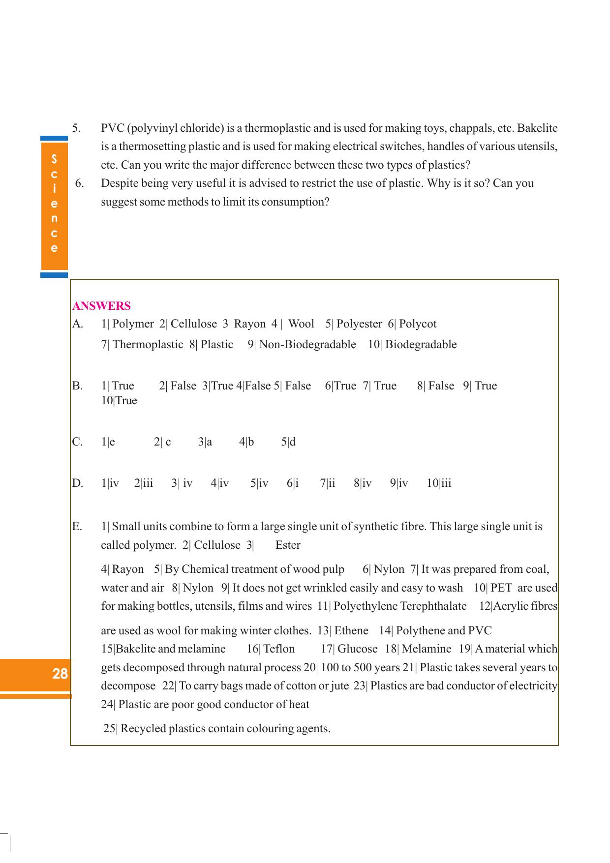 Tripura Board Class 8 Science English Version Workbooks - Page 28