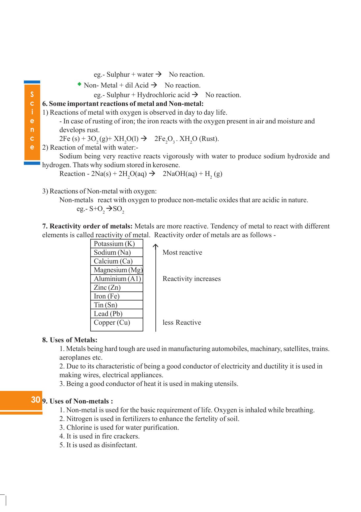 Tripura Board Class 8 Science English Version Workbooks - Page 30