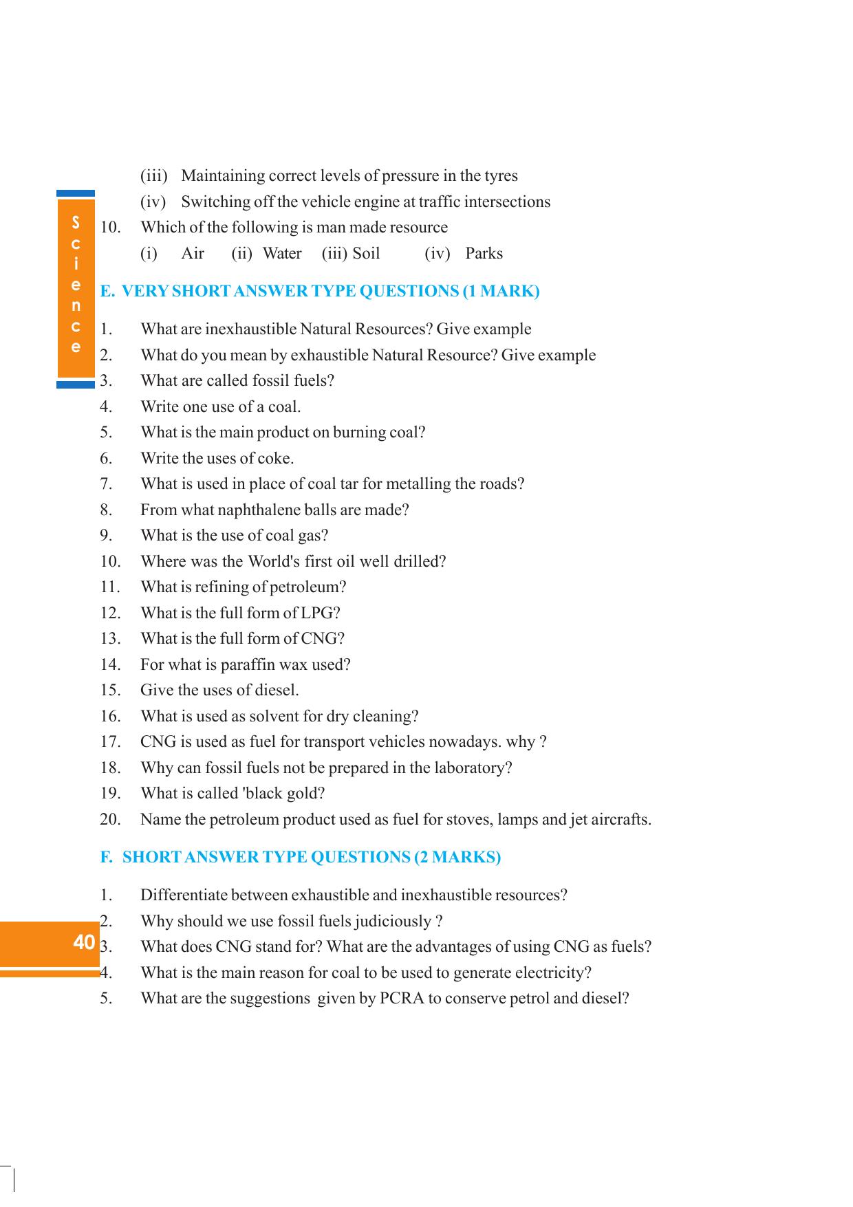 Tripura Board Class 8 Science English Version Workbooks - Page 40