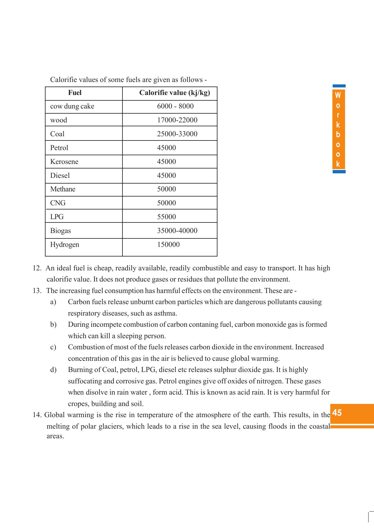Tripura Board Class 8 Science English Version Workbooks - Page 45