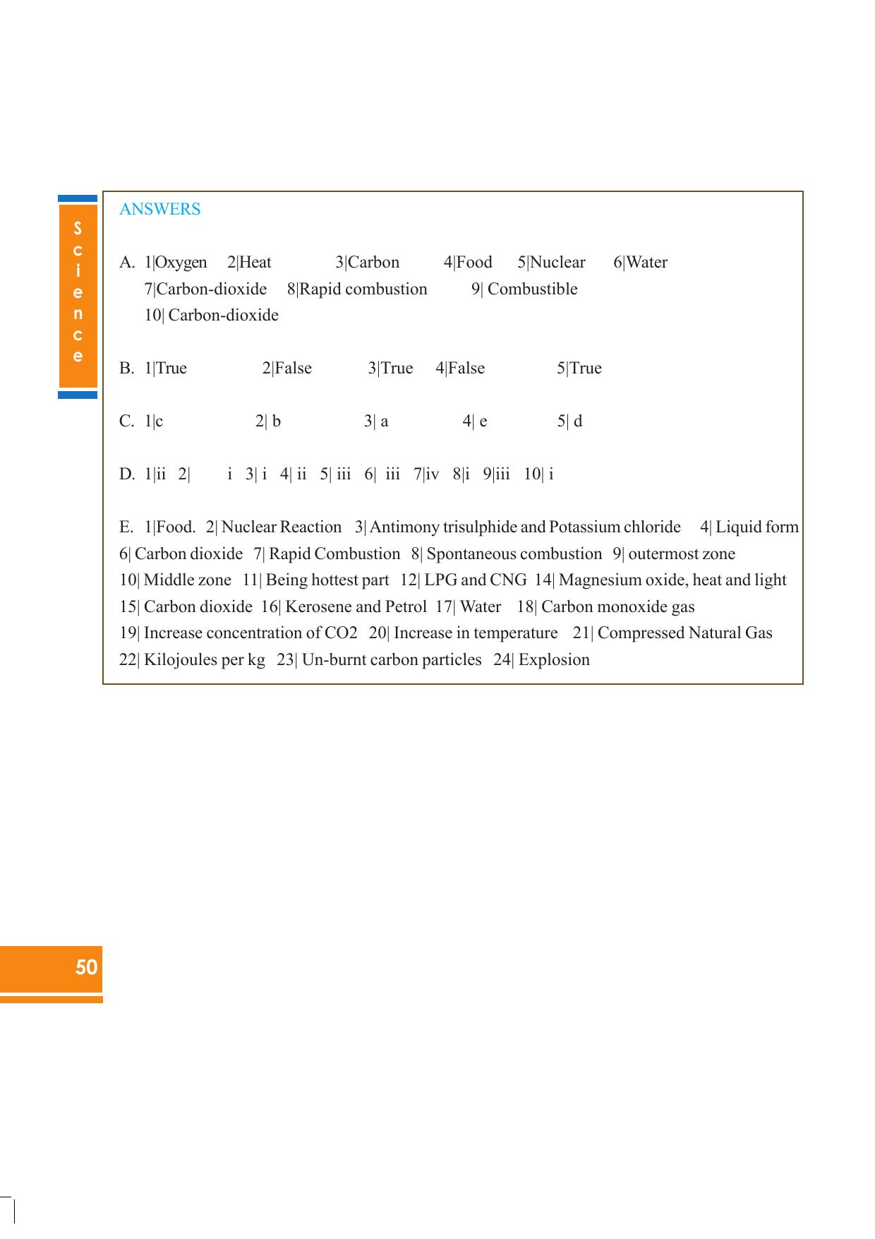 Tripura Board Class 8 Science English Version Workbooks - Page 50
