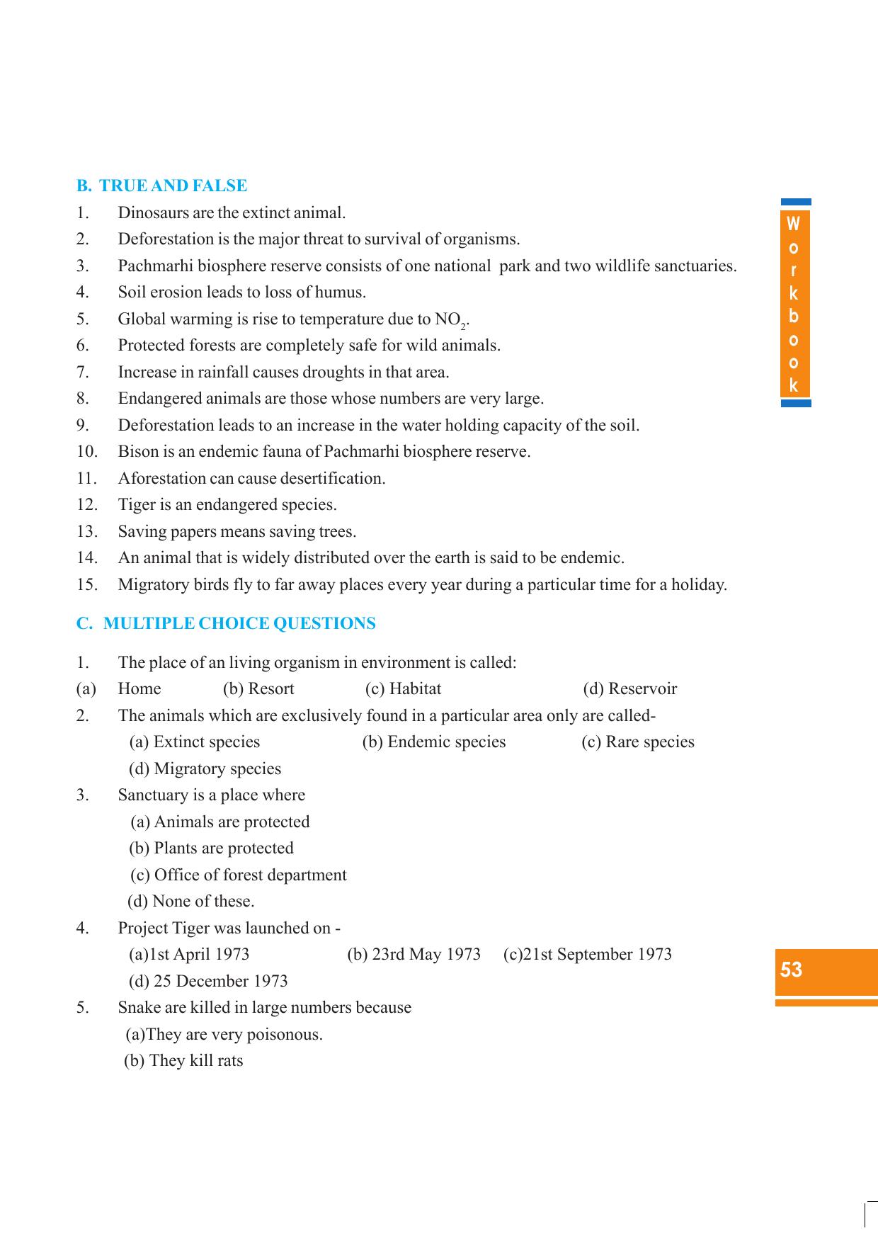 Tripura Board Class 8 Science English Version Workbooks - Page 53