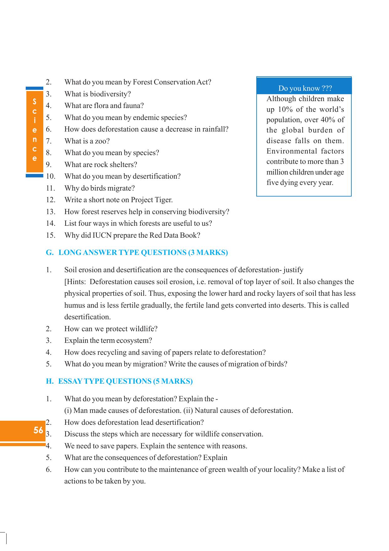 Tripura Board Class 8 Science English Version Workbooks - Page 56