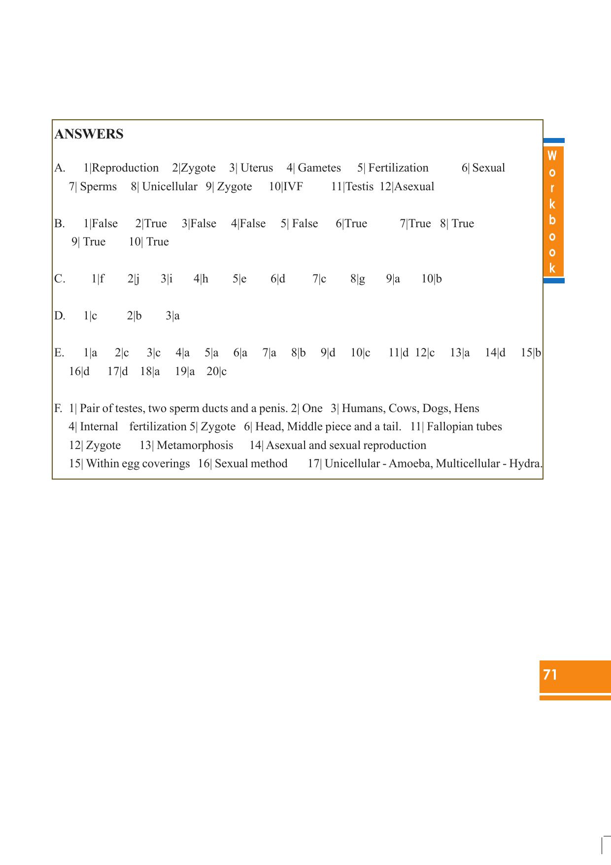 Tripura Board Class 8 Science English Version Workbooks - Page 71