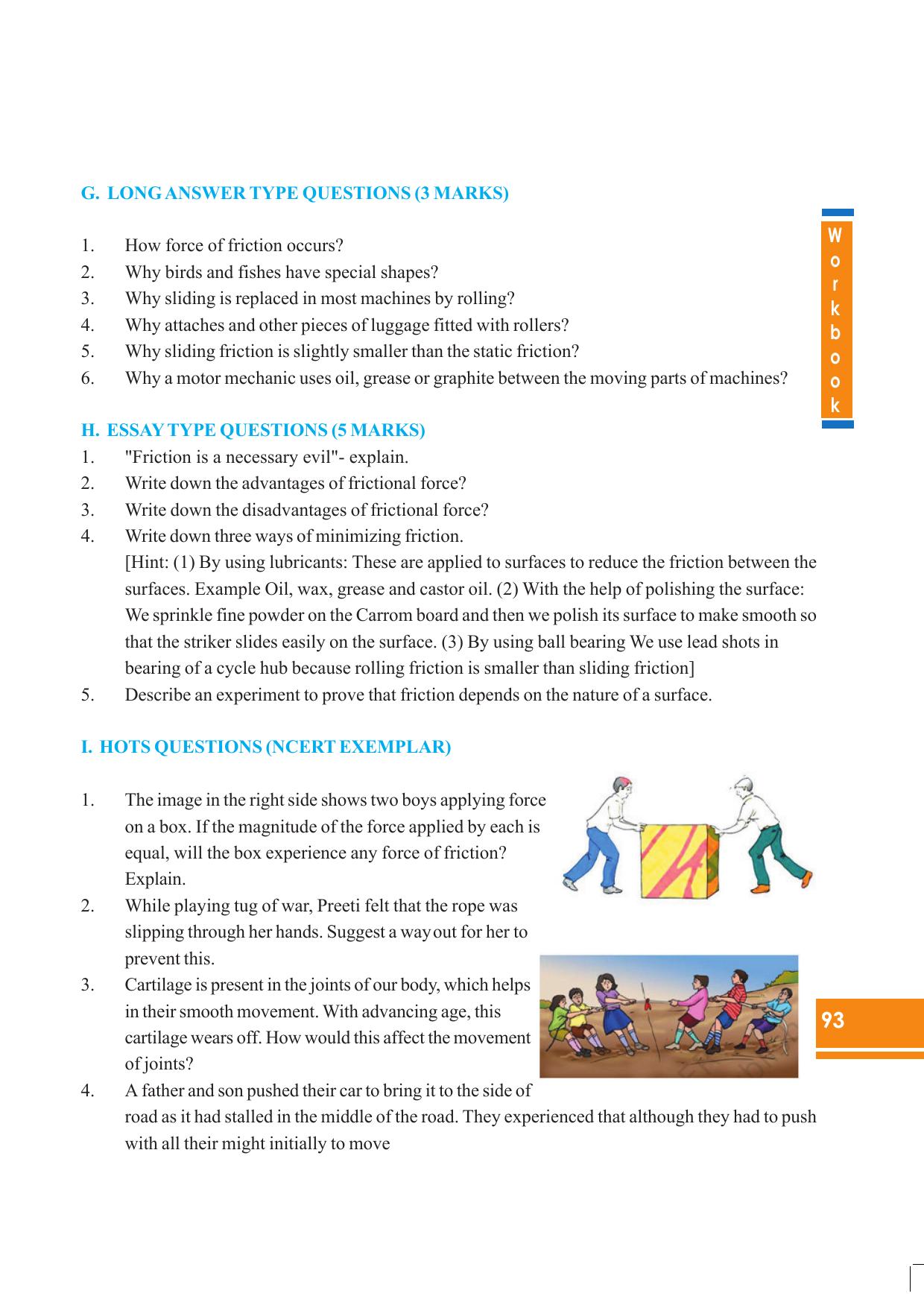 Tripura Board Class 8 Science English Version Workbooks - Page 93