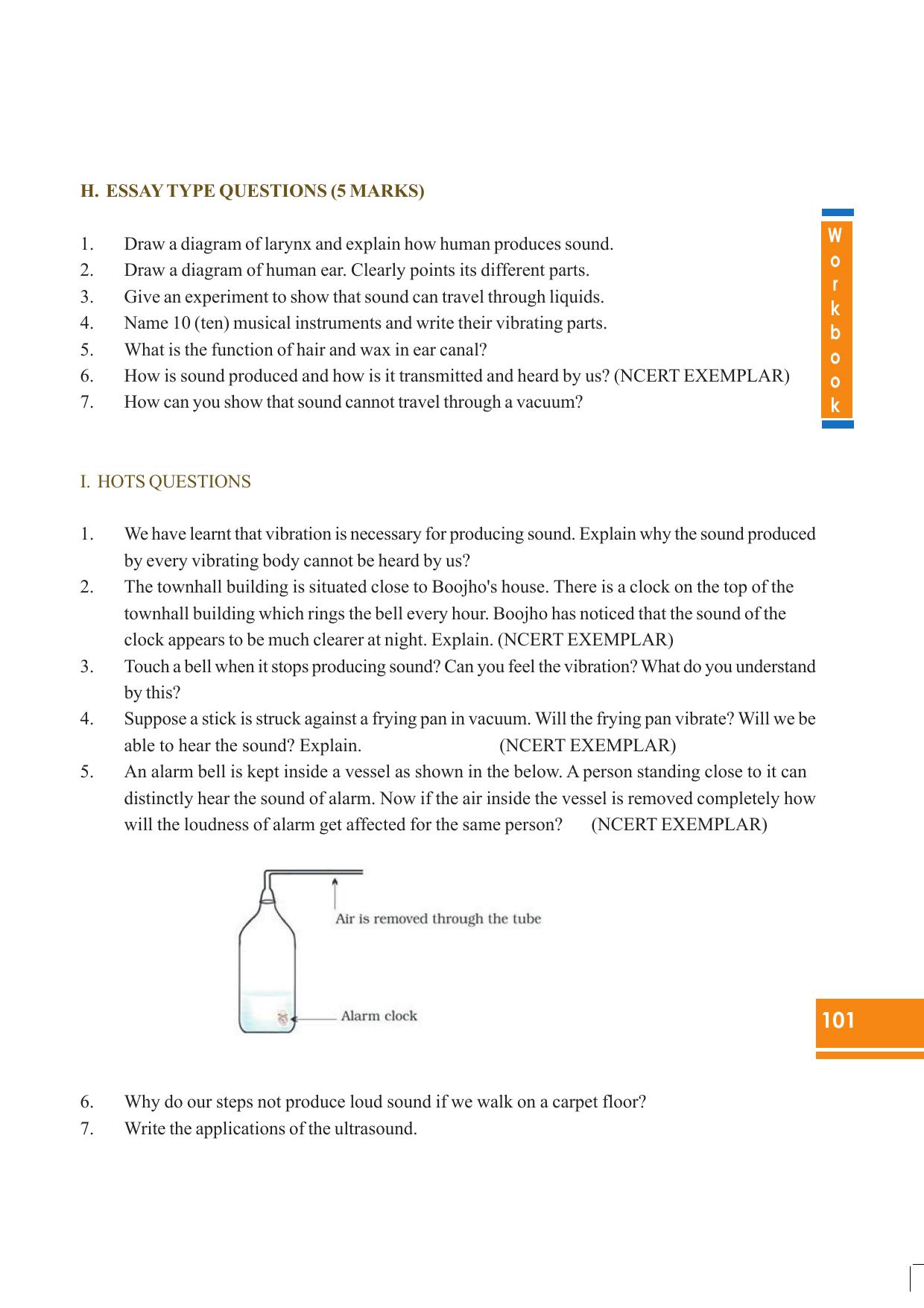 Tripura Board Class 8 Science English Version Workbooks - Page 101