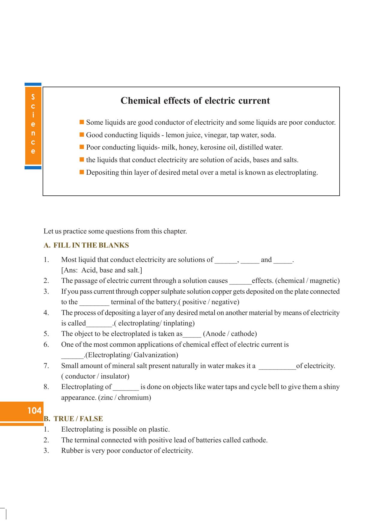 Tripura Board Class 8 Science English Version Workbooks - Page 104