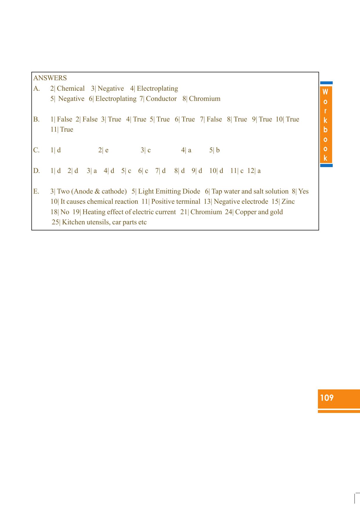 Tripura Board Class 8 Science English Version Workbooks - Page 109